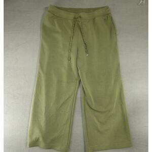 Tommy Bahama Palm Voyage‎ Wide Leg Pants Beetle Green Size XL